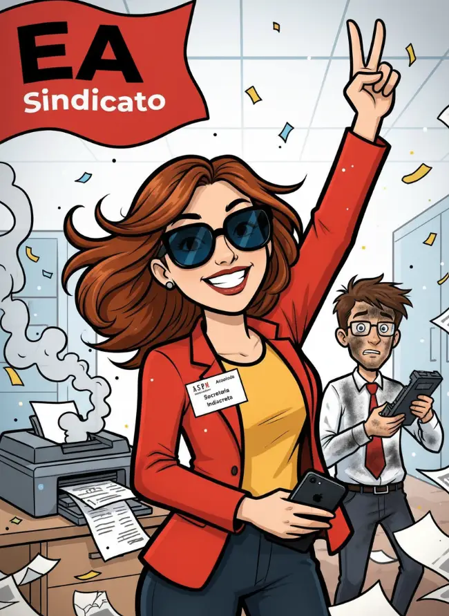 Sindicato o impresora (La Secretaria indiscreta vuelve guerrera) - ASPM Asociación del Secretariado Profesional de Madrid