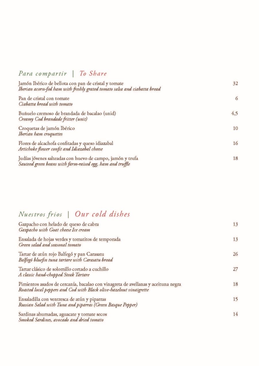 Descubre la nueva carta del restaurante Ático en Hotel The Principal – ASPM